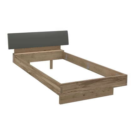Voglauer Bett Valpin mit Polsterkopfteil