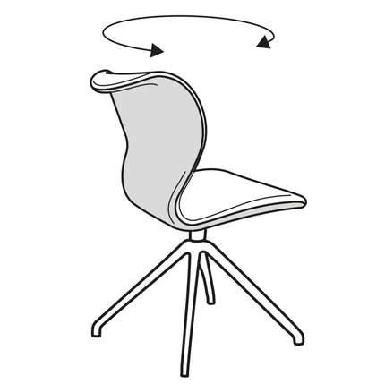 Voglauer Stuhl 65 Vrock ROSEGP65