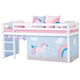 Hoppekids Unicorn Vorhang für Etagen- und Halbhochbett 70x160 cm Hoppekids Unicorn Vorhang für Etagen- und Halbhochbett 70x160 cm