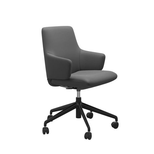 Stressless Home Office Laurel mit Armlehne in Leder Batick