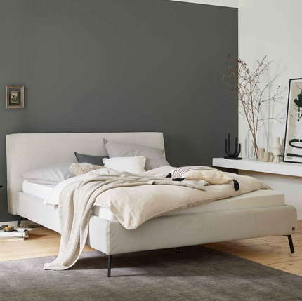 Interliving Polsterbett 1417 in Feincord, 180x200 cm