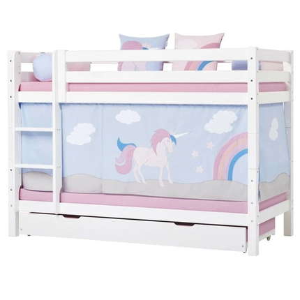 Hoppekids Unicorn Vorhang für Etagen- und Halbhochbett 90x200 cm