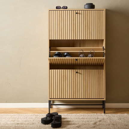 Actona Schuhschrank Albany 71,6x25x140,4 cm