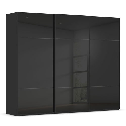 Rauch Möbelwerke Rauch Schwebetürenschrank Contido 3-türig, 3 Glastüren A821S.0KK4