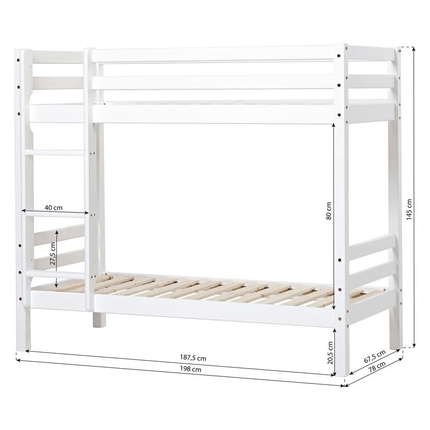 Hoppekids Etagenbett ECO Dream 70x190 cm