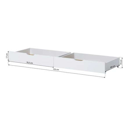 Hoppekids Schubkästen-Set ECO Comfort für Kinderbetten 70x160 cm