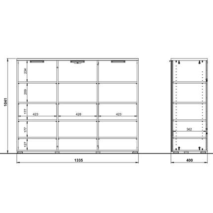 Germania Schuhschrank Telde 3935