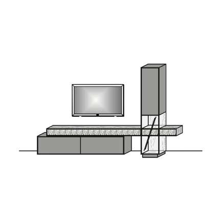 Hartmann Wohnwand Kilva 9610-V24