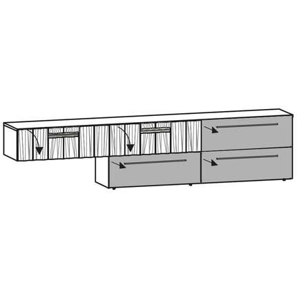 Voglauer Lowboard Vgalvino 288 L28