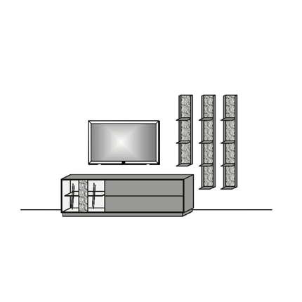 Hartmann Wohnwand Kilva 9610-V22