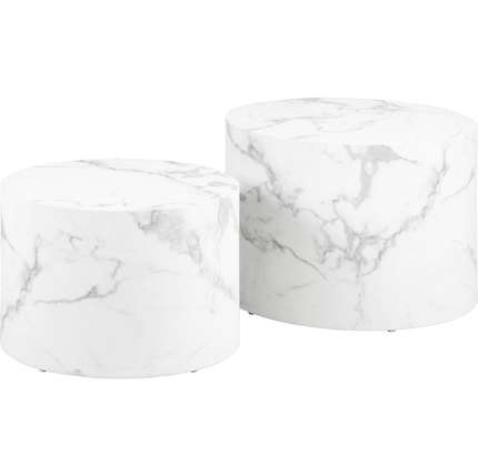 Actona Couchtisch 2er-Set Dice rund
