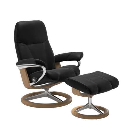 Stressless Sessel Consul Signature in Leder Batick