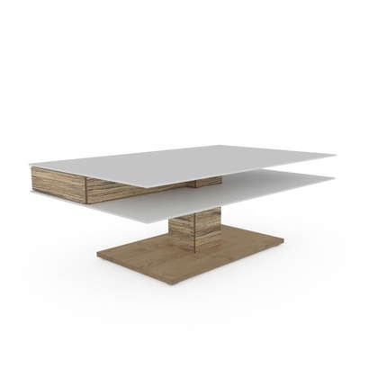 Wildeiche/Glas Optiwhite