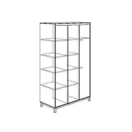 PAIDI Kleiderschrank Olli 3T