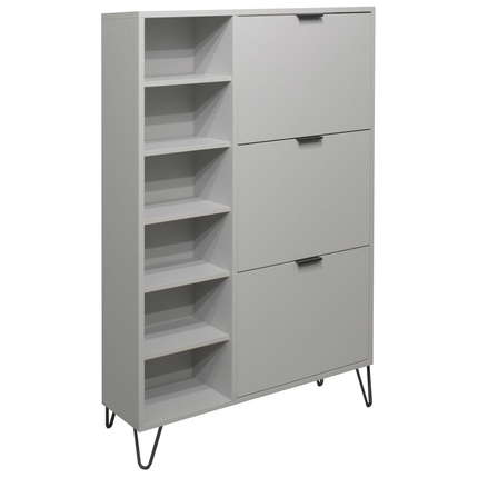 Mäusbacher Schuhschrank Bonnie mit 3 Klappen und Regal