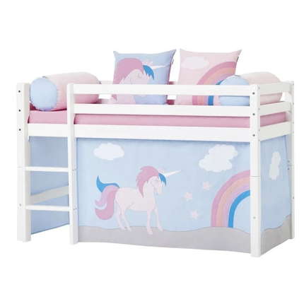 Hoppekids Unicorn Vorhang für Etagen- und Halbhochbett 70x160 cm