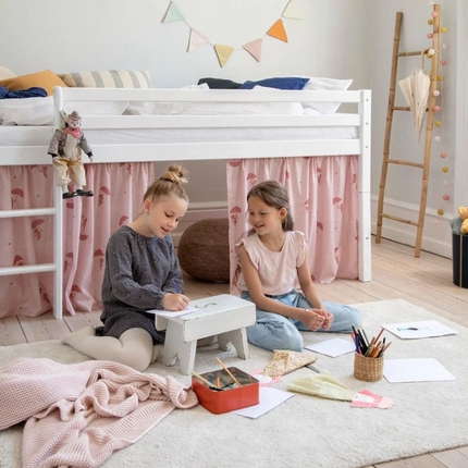 Hoppekids Sandmännchen (Ole Lukoie) Vorhang für Halbhochbett