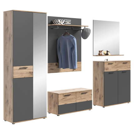 xonox.home Garderobenkombination Mason 5-teilig X12B8G01