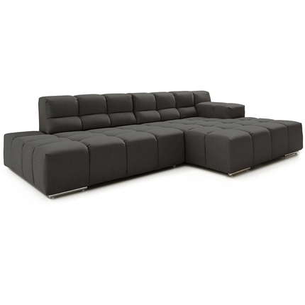 designwerk Ecksofa Temple mit Sitztiefenverstellung