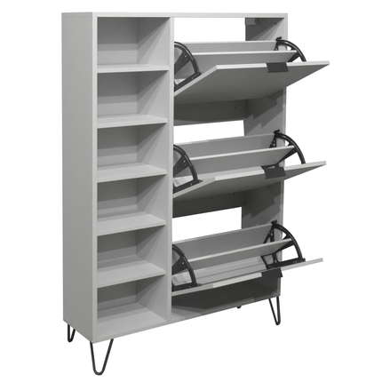Mäusbacher Schuhschrank Bonnie mit 3 Klappen und Regal