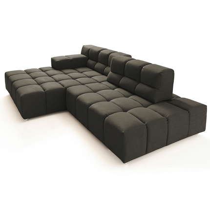 designwerk Ecksofa Temple mit Sitztiefenverstellung