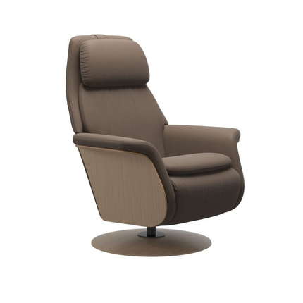 Stressless Sessel Sam mit Holz in Leder Batick