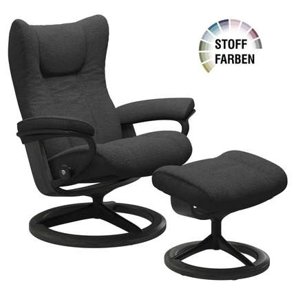Stressless Sessel Wing Signature in Stoff