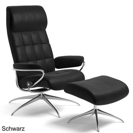 Leder Batick Schwarz