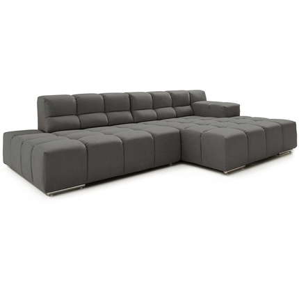 designwerk Ecksofa Temple mit Sitztiefenverstellung