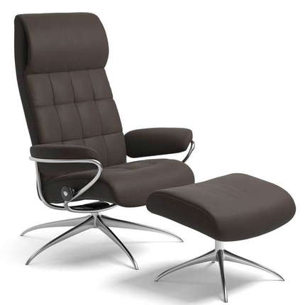 Stressless Sessel London High Back M mit Hocker