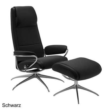 Leder Batick Schwarz
