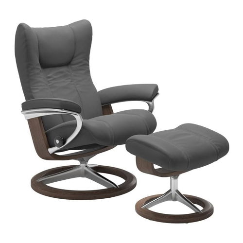 Stressless Sessel Wing Signature in Leder Batick