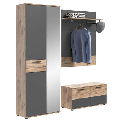 xonox.home Garderobenkombination Mason 3-teilig X12B8G02