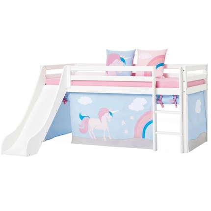 Hoppekids Unicorn Vorhang für Etagen- und Halbhochbett 90x200 cm