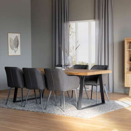 Rowico Esstisch Brooklyn mit Kufengestell 220x95 cm