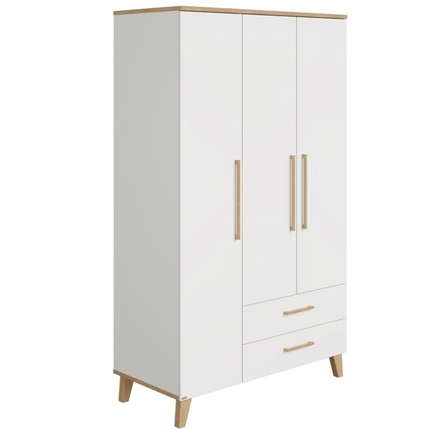 PAIDI Kleiderschrank Oscar 3-türig, 2 Schübe