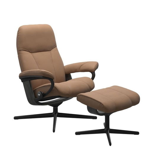 Stressless Sessel Consul Cross in Leder Batick