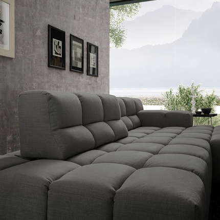 designwerk Ecksofa Temple mit Sitztiefenverstellung