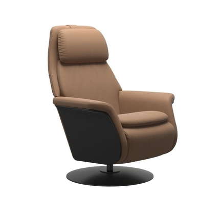 Stressless Sessel Sam mit Holz in Leder Batick