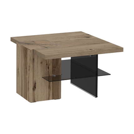 Voglauer Couchtisch 80/80 Valpin mit Kubus AC88K