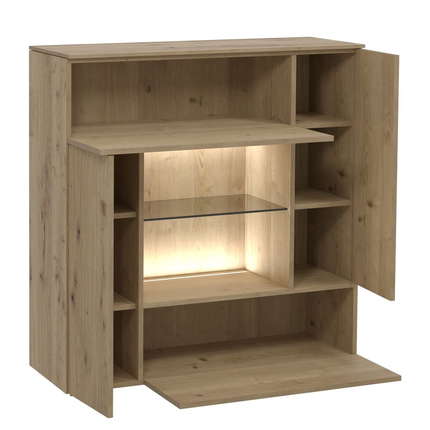 Voglauer Highboard 128 Vrock ROH12