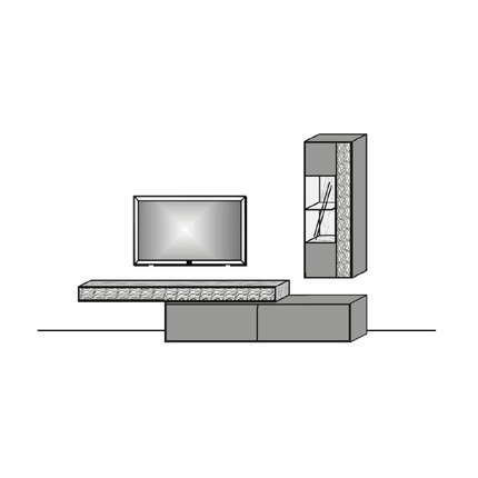 Hartmann Wohnwand Kilva 9610-V28
