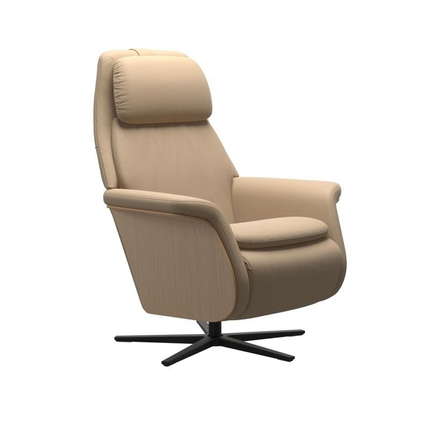 Stressless Sessel Sam mit Holz in Leder Paloma