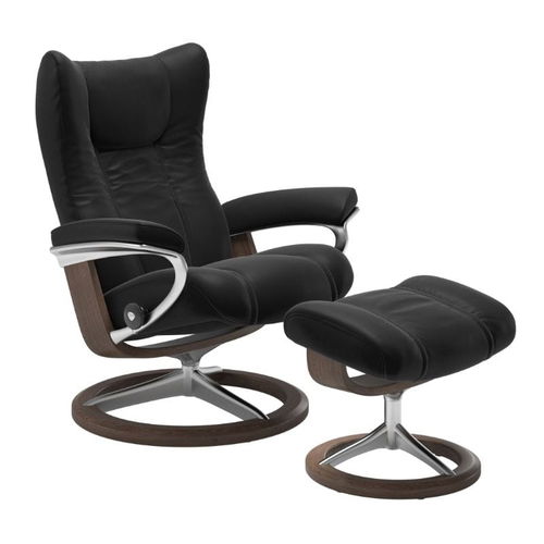 Stressless Sessel Wing Signature in Leder Paloma