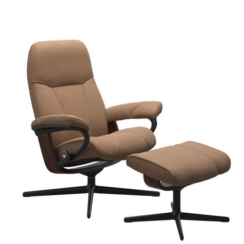 Stressless Sessel Consul Cross in Leder Batick