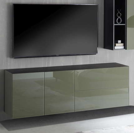 Glas Olivgrün/Keramik Optik