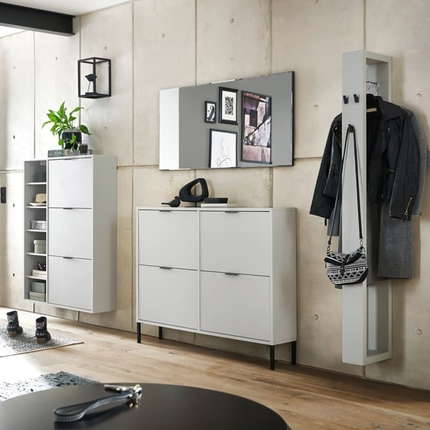 Mäusbacher Schuhschrank Bonnie mit 3 Klappen und Regal