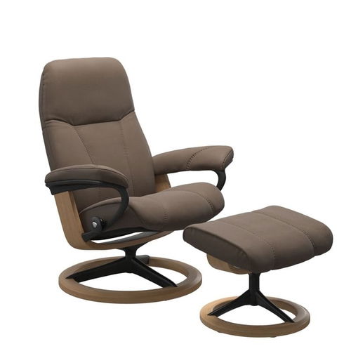 Stressless Sessel Consul Signature in Leder Batick