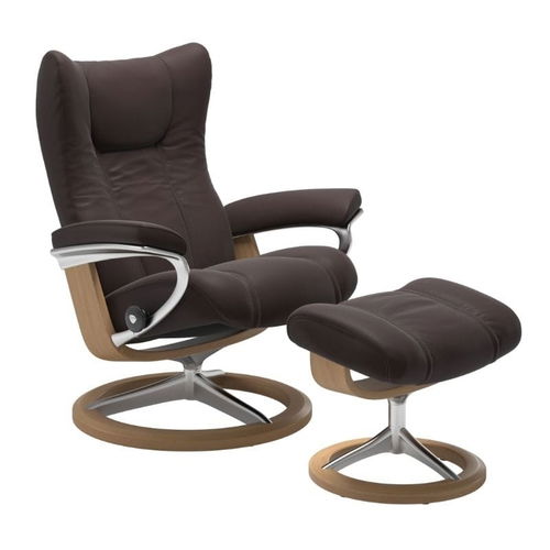 Stressless Sessel Wing Signature in Leder Paloma