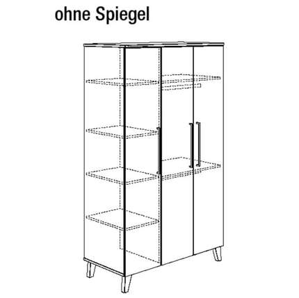 PAIDI Kleiderschrank Oscar 3-türig